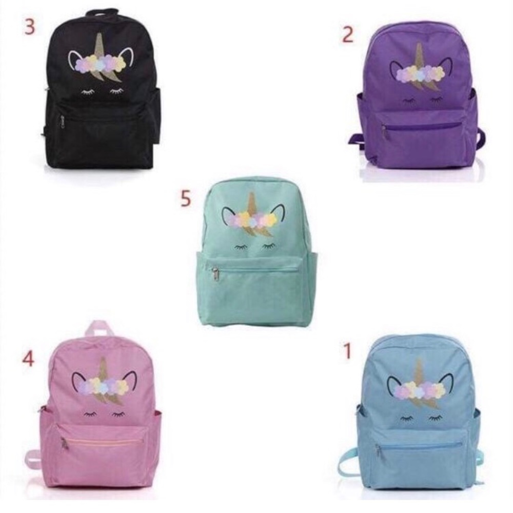 CLEARANCE | Unicorn Backpack | Pink, Black, Blue